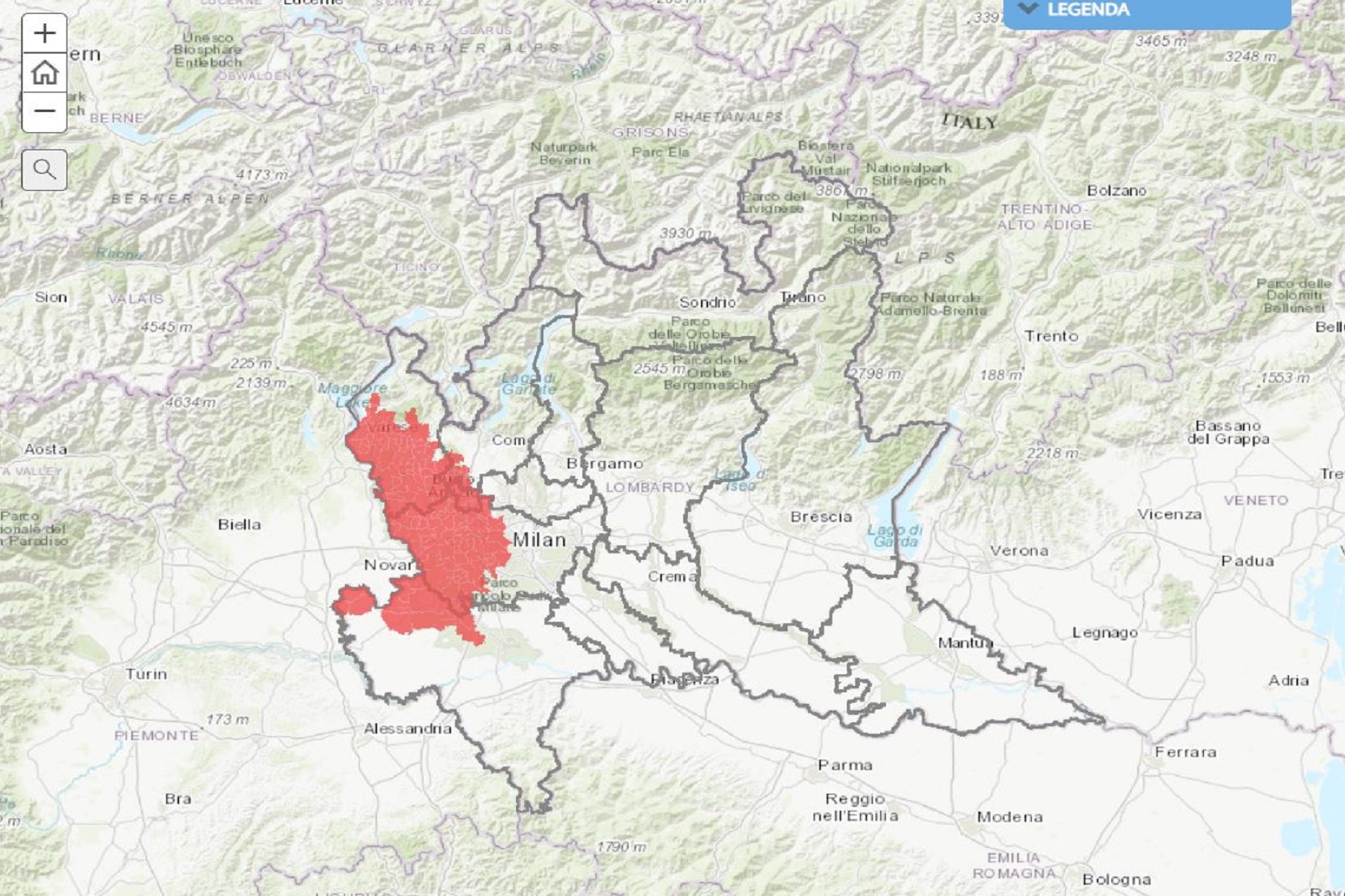 Attività di sorveglianza fitosanitaria (applicazione del Servizio Fitosanitario della Regione Lombardia)