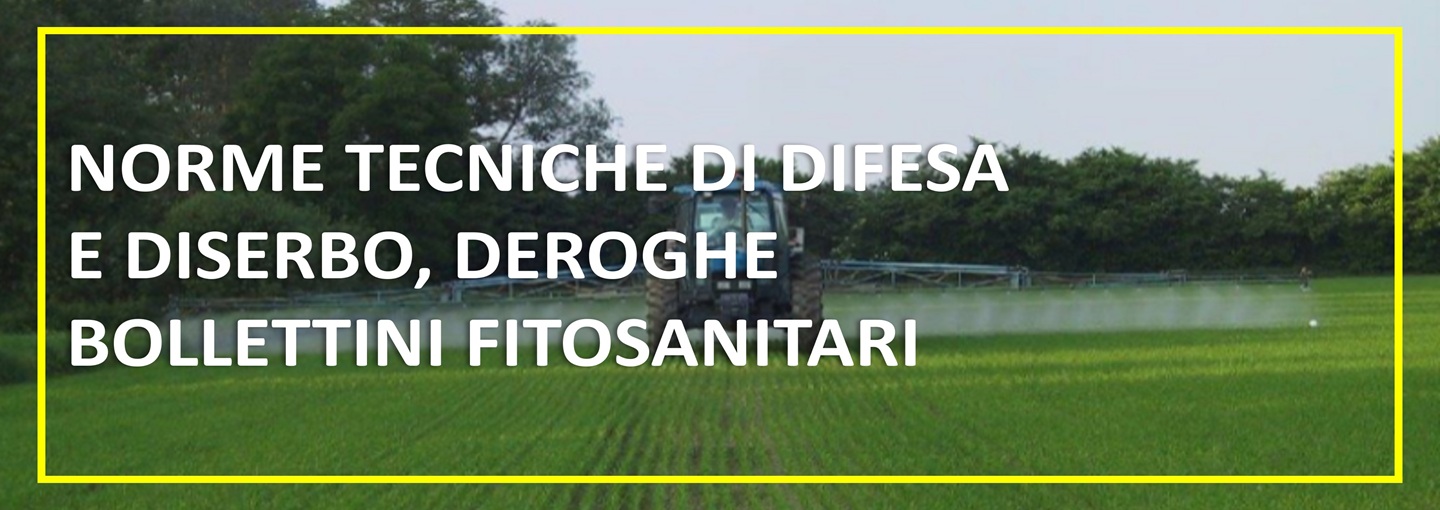 Norme tecniche di difesa e diserbo, deroghe